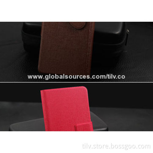 Promotional PU leather cellphone cover for iPhone